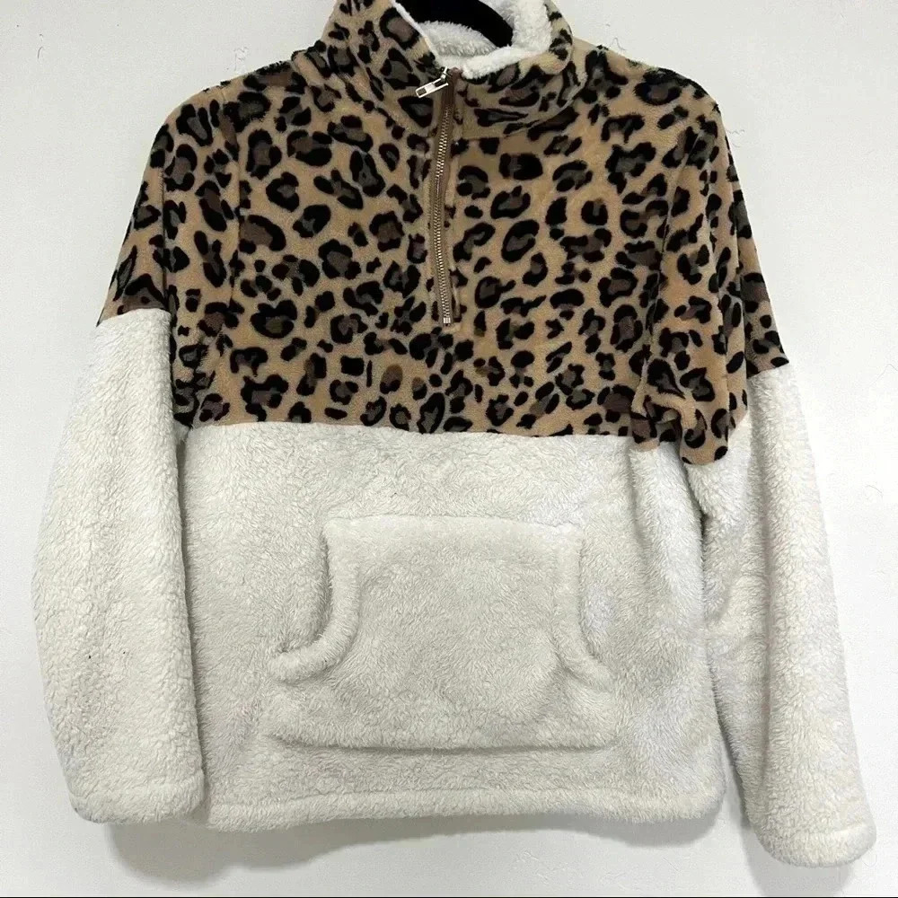 Leopard Pullover Jacket - Picture 2 of 11